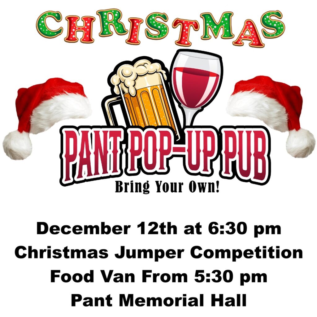 december pant pop up pub