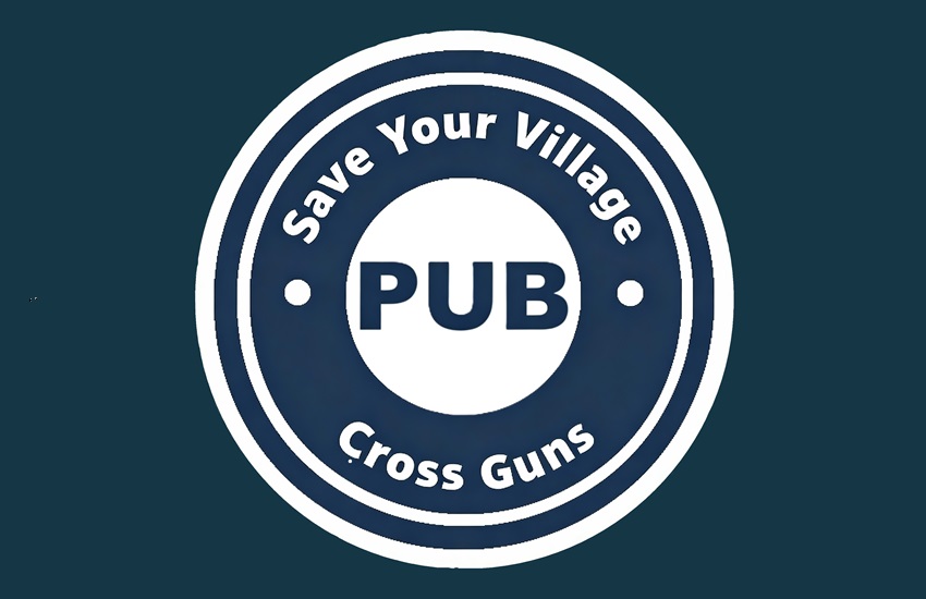 save the cross guns banner
